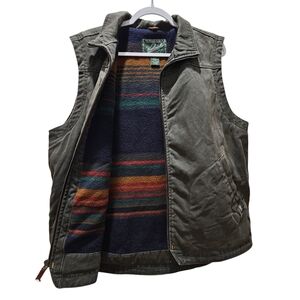 Woolrich Zippered Vest Mens Medium